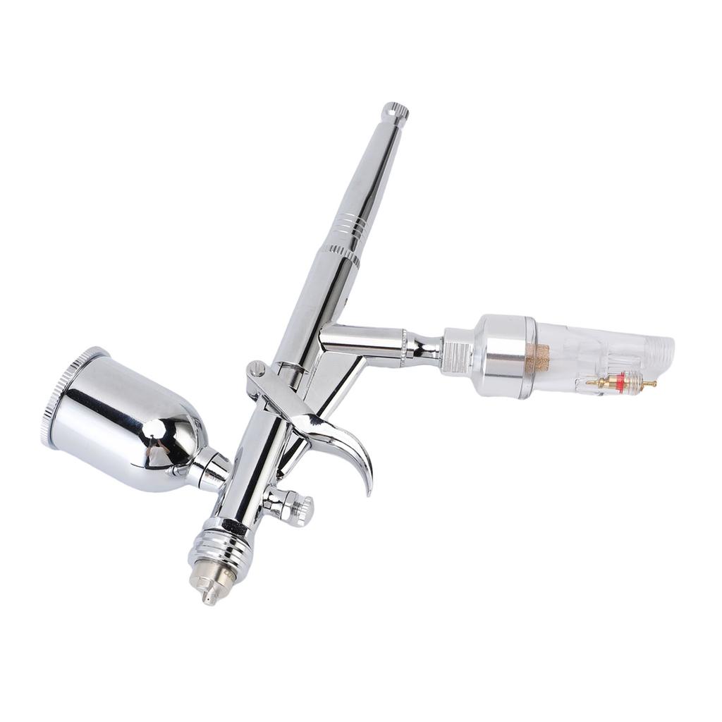 Airbrush Set Double Action Gravity Feed with 0.3mm Rapid Release Nozzle 15cc Cup Painting Drawing Art Supplies
