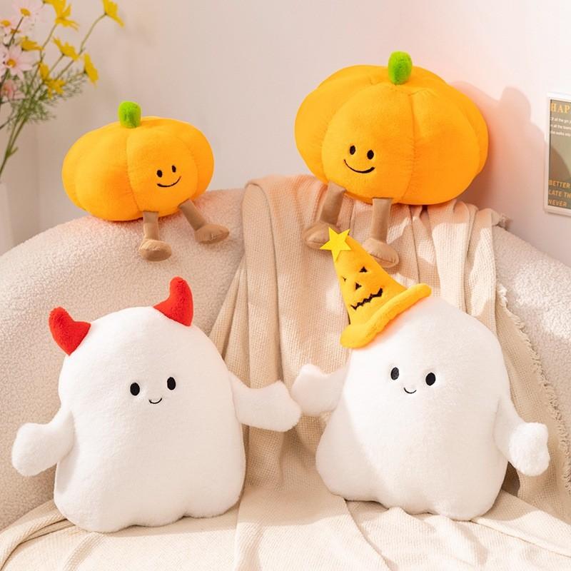 Adorable Plush Pumpkin Doll Halloween Decoration Soft And Cuddly Plush Toy For Kids