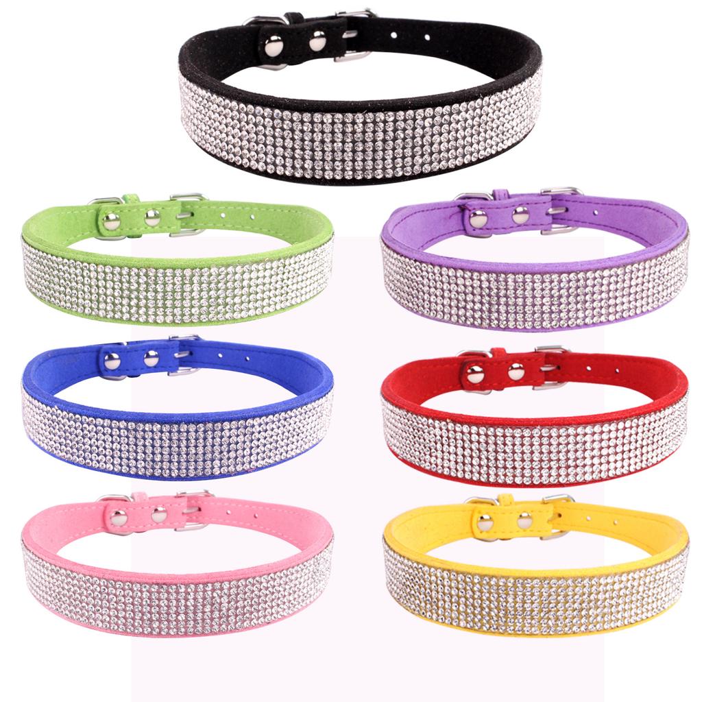 Bling Kristall Diamant Halsband für Haustier Hund Katze