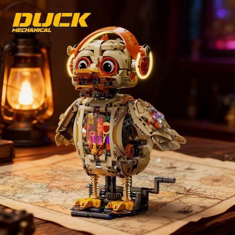Mechanical Duck Building Blocks Set 1168pcs Robotic Animal Model STEM Educational Toy for Kids Children Gift Tech Robot DIY Kit
