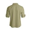 New Men's Casual Blouse Cotton Linen Shirt Loose Tops Long Sleeve Tee Shirt Spring Autumn Casual Handsome Men's Shirts