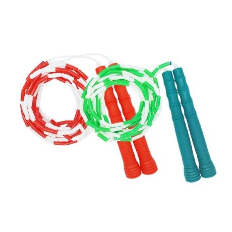 Domestically produced JJR group slim beaded jump rope 3.6M single-person double-added 2-piece set