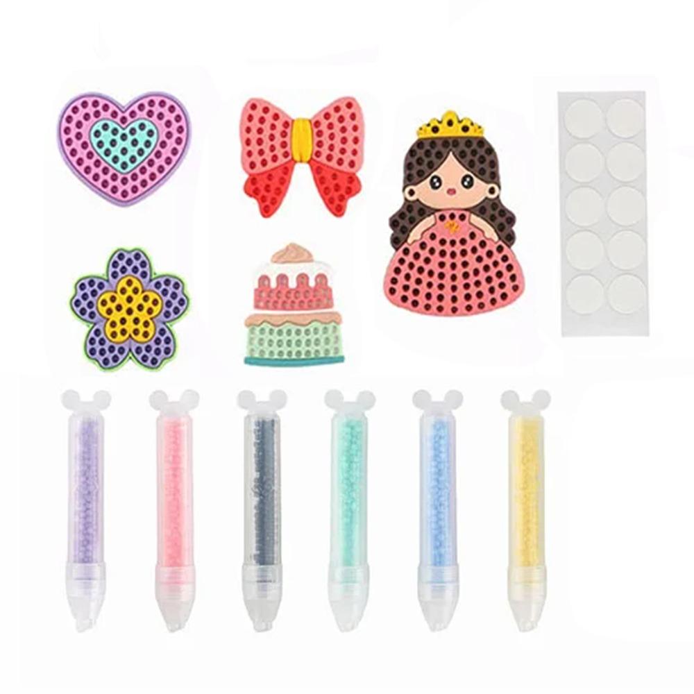 

Креативный милый набор шариковых ручек ручной работы из бисера для детей 5pcs Cartoon Pattern