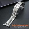 No Gaps Soild Stainless Steel Strap for Samsung Galaxy Ultra 47mm Mens Wrist Band for GALAXY ULTRA Watch Correa Metal Bracelet