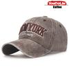 New Soft-Top Washed Retro Coated Fabric Baseball Cap 3D Embroidered Sun Hat Distressed And Faded Truck Driver Caps Dad Hats