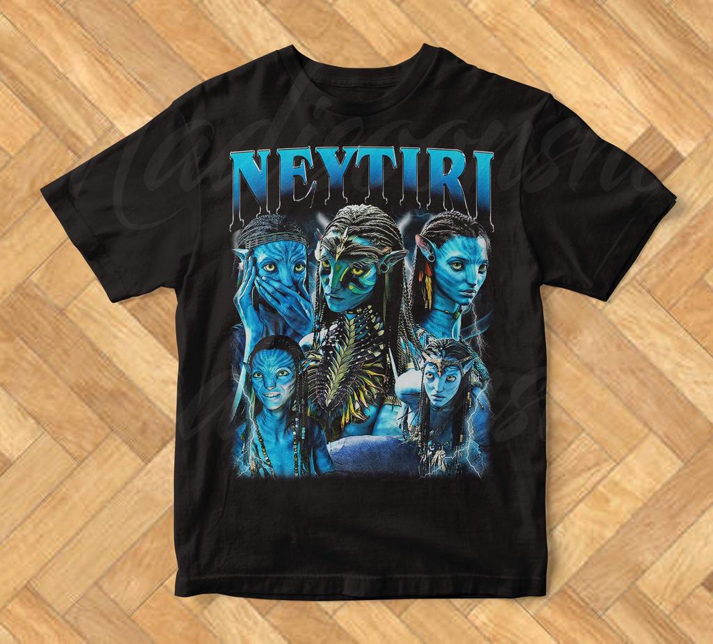 2025 Neytiri Avatar T-Shirt: Vintage Soft Cotton Colors Tee Unisex Retro 100% Pure Cotton Printed Breathable T-shirt