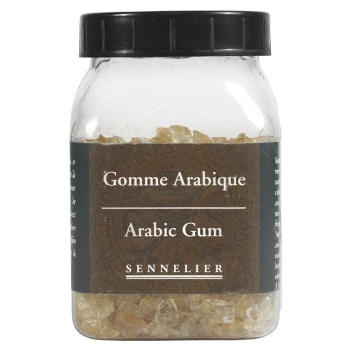Gomme arabique - Sennelier - 100g - Naturelle - Dissolution à froid - Résine riche