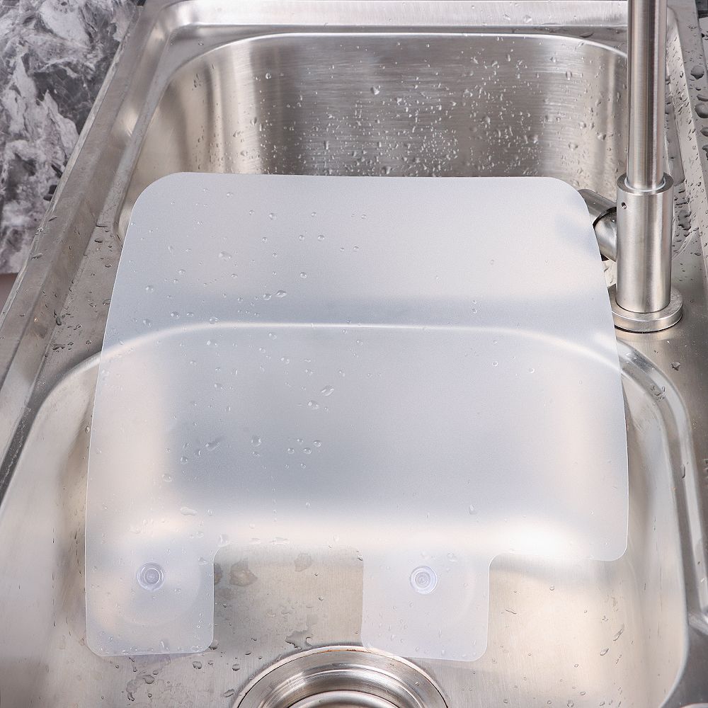 Vegetable Washing Double Splash Guards Dish Flap Water Baffle Anti-water Board