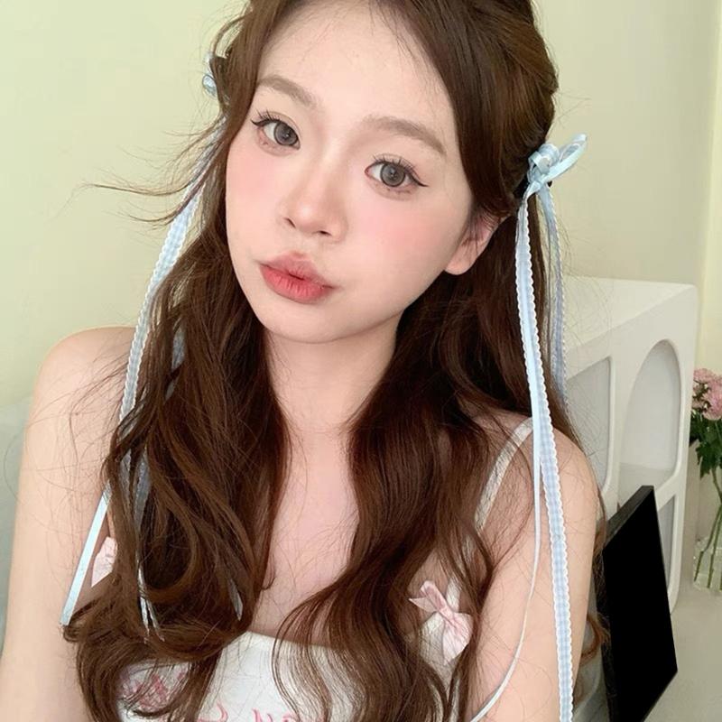 French Style Ribbon Hairpin Hair Ribbon Bow Clip Elegant Barrettes for Women Suitable for Everyday Use