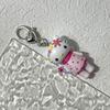 Hello Kitty Keychain Cartoon Doll Mobile Phone Rope Backpack Stuffed Pendant Lovely Decor Anime Figure Makeup Bag Pendants