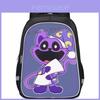 Spacious Smiling Critters Large Capacity School Backpack For Kids Lightweight Oxford Fabric