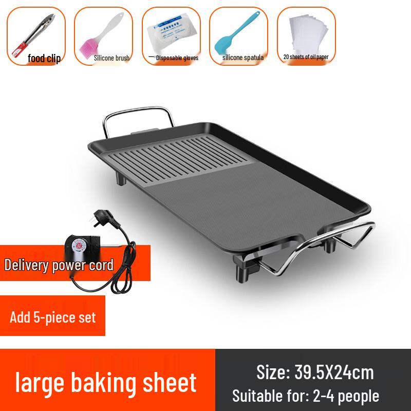 Large Electric Griddle with Accessory Set