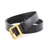 Classic Leather Belt For Women With D Shaped Buckle And Casual Style For Office Or Daily Wear