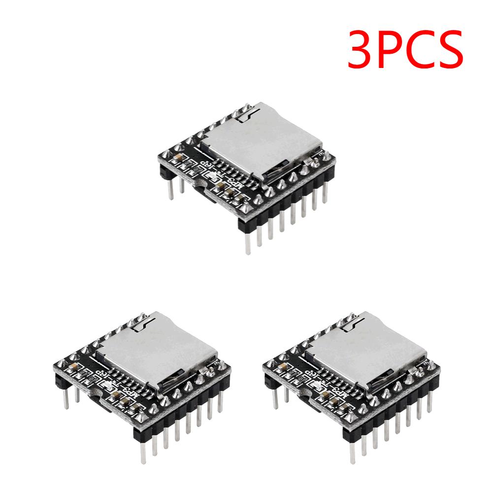 1-5 Stück MP3-Player-Modul DFPlayer Mini MP3-Player-Modul V3.0 16P TF-Karte U-Disk DF Player Audio-Sprachplatine für Arduino
