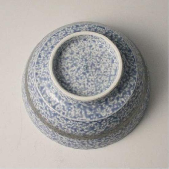Arita Ware Ceramic Kiln [Ultimate Ramen Bowl] Blue Blossom Platinum Band Diameter Approximately 18 X Height 8cm Ramen Bowl Bowl Ceramic Dishwasher