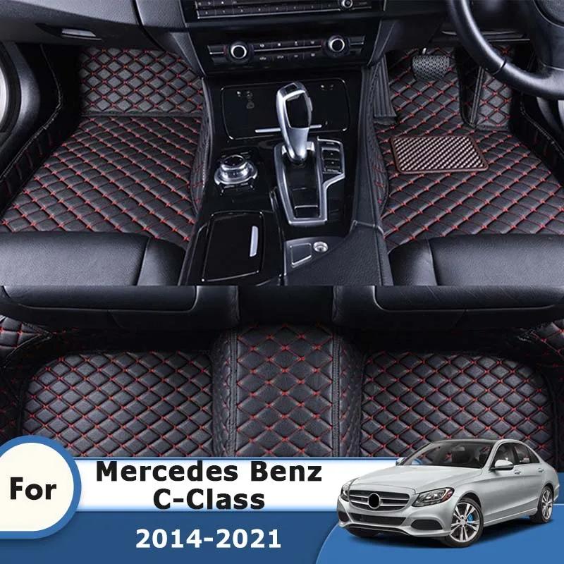 Car Floor Mats For Mercedes Benz C-Class    2018 2017 2016 2015 2014 Carpets  Car Accessories Interior Rug
