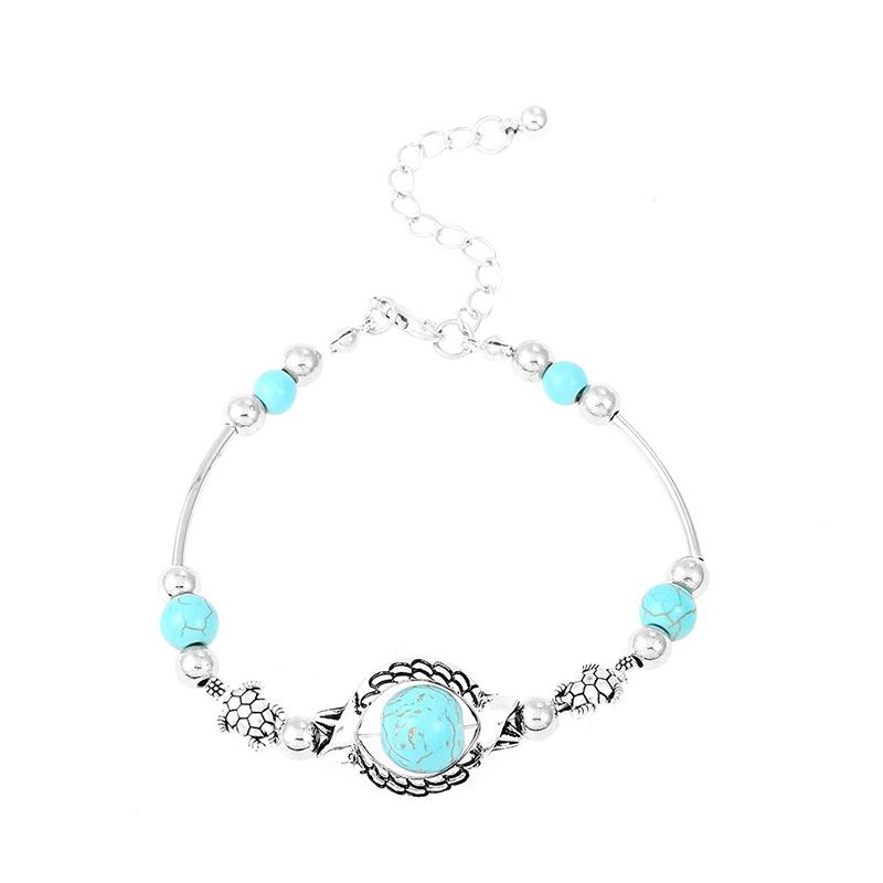 Popular Jewelry Versatile Turquoise Handmade Bracelet Popular Butterfly Turtle Bracelet Jewelry