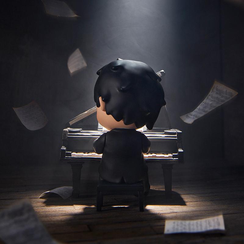 New POP MART Hirono The Pianist Figure PPMT-2505-0019