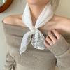 Floral Pattern Hair Wrap Embroidered Women Headscarf Fashion Lace Scarf