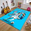 1 pièce Étoile de Football (2) Tapis Design Imprimé pour Chambre à Coucher Salon Décoration Intérieure Tapis Tapis Tapis Antidérapant pour Chevet