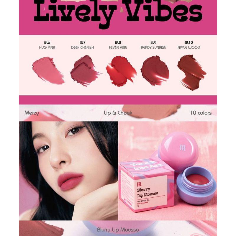 MERZY - Blurry Lip Mousse - 6 Colors