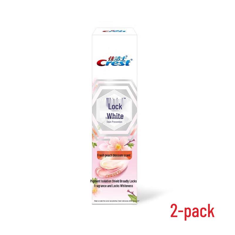 Crest White Peach Cherry Blossom Whitening Toothpaste (2-Pack)