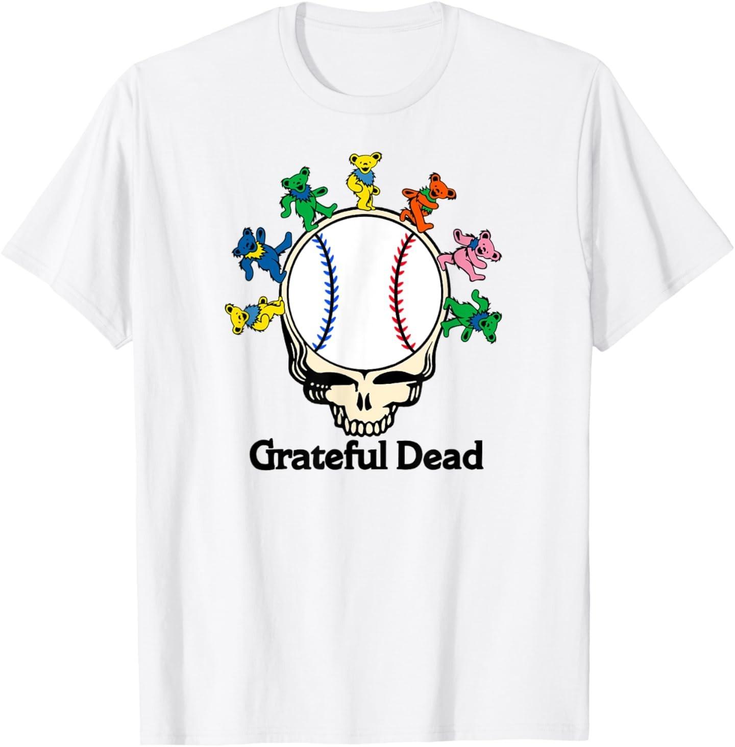 Футболка Grateful Dead с изображением Медведей-Бейсболистов 3XL