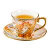 Ceramic Coffee Cup Set Middle East Hot-Selling Small Luxury Phnom Penh Ceramic Milk Tea Cup Hotel American Coffee Cup Saucer
