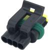 4 Pin Plastic Connector Automotive With Terminal DJ7044A-1.8-21, 444046-1 4P Car Connector(10 Sets)