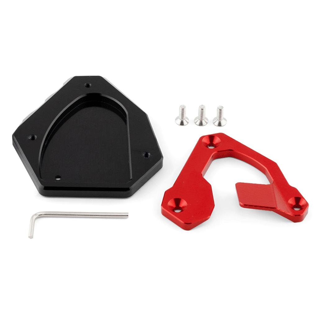 Upgraded Motorcycle kickstand Pad Center Mount Foot Stand Extension Enlarger Pad Replacement Durable for CRF1000L
