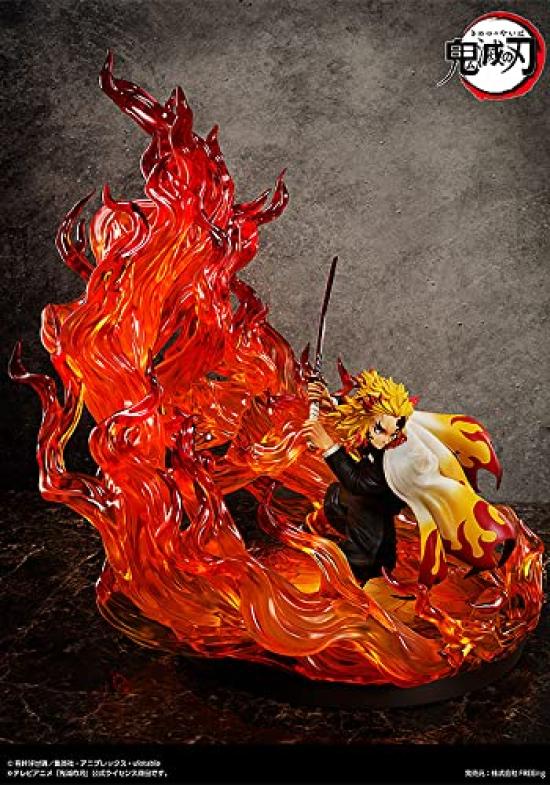 Demon Kimetsu no Yaiba Rengoku Anjuro Kompletní edice Měřítko Plastové Malované Kompletní Figurka Slayer 1/4