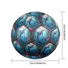 1pc Glass Dolphins Theme Soccer Ball Football, Size 5, Lightweight PVC, Outdoor Training Soccer Ball,Sports Gift t61432