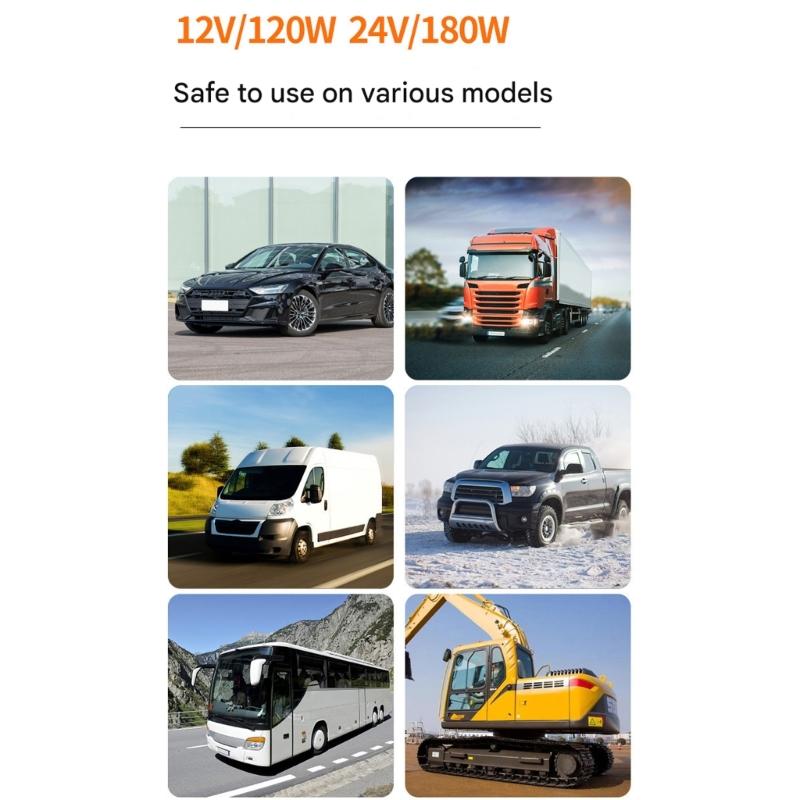 Portable 12V Automotive Heater Featuring Purification Function to Eliminate Odor and Moisture for Interior Comfort
