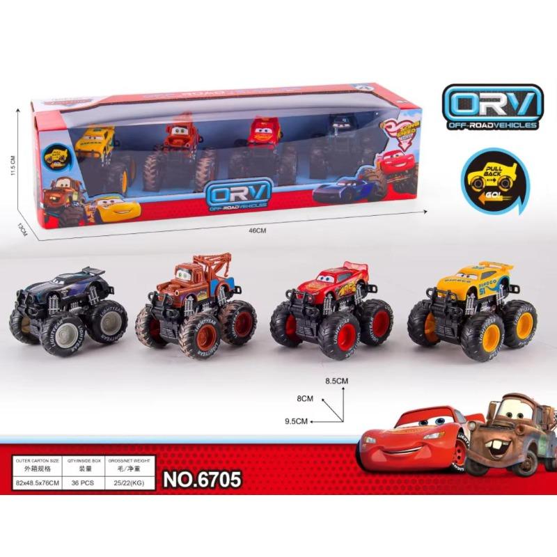 12pcs Disney Pixar Cars Back Force Lightning Mcqueen Jackson 6cm Storm Mater Model Car Accompanying Toys Kids Birthday Gifts