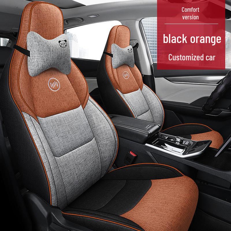 JYZ Weltmeister EX5 Linen Car Seat Cover Cushion - Fashionable, Sporty, All-Season Design.