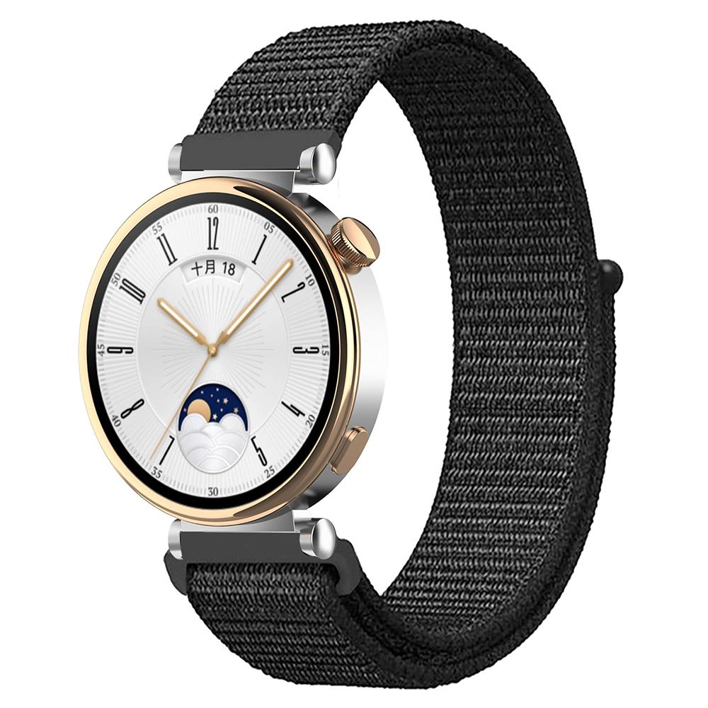 For Huawei Watch GT 4 41mm/Garmin Venu 3S Watch Band 18mm Nylon Loop Adjustable Wrist Strap