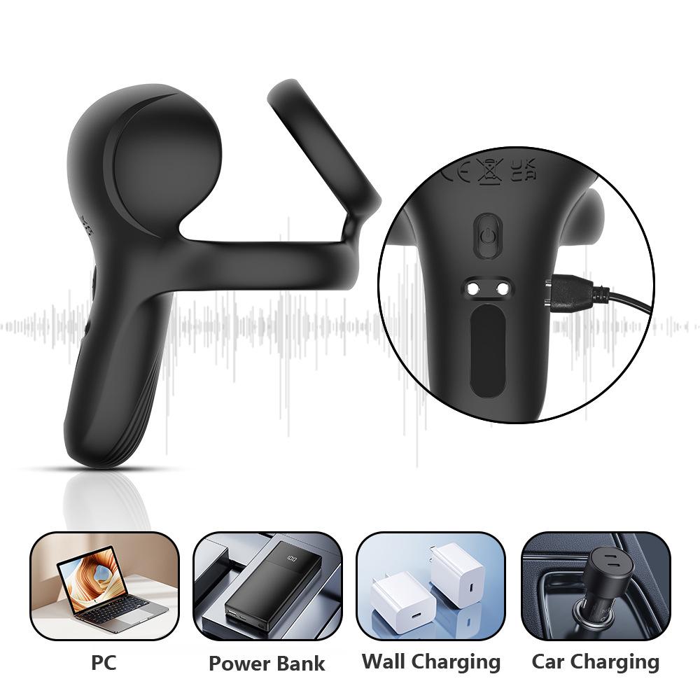 Perona Upgraded Vibrating Male Masturbation Ring - Rechargeable and Explosive!