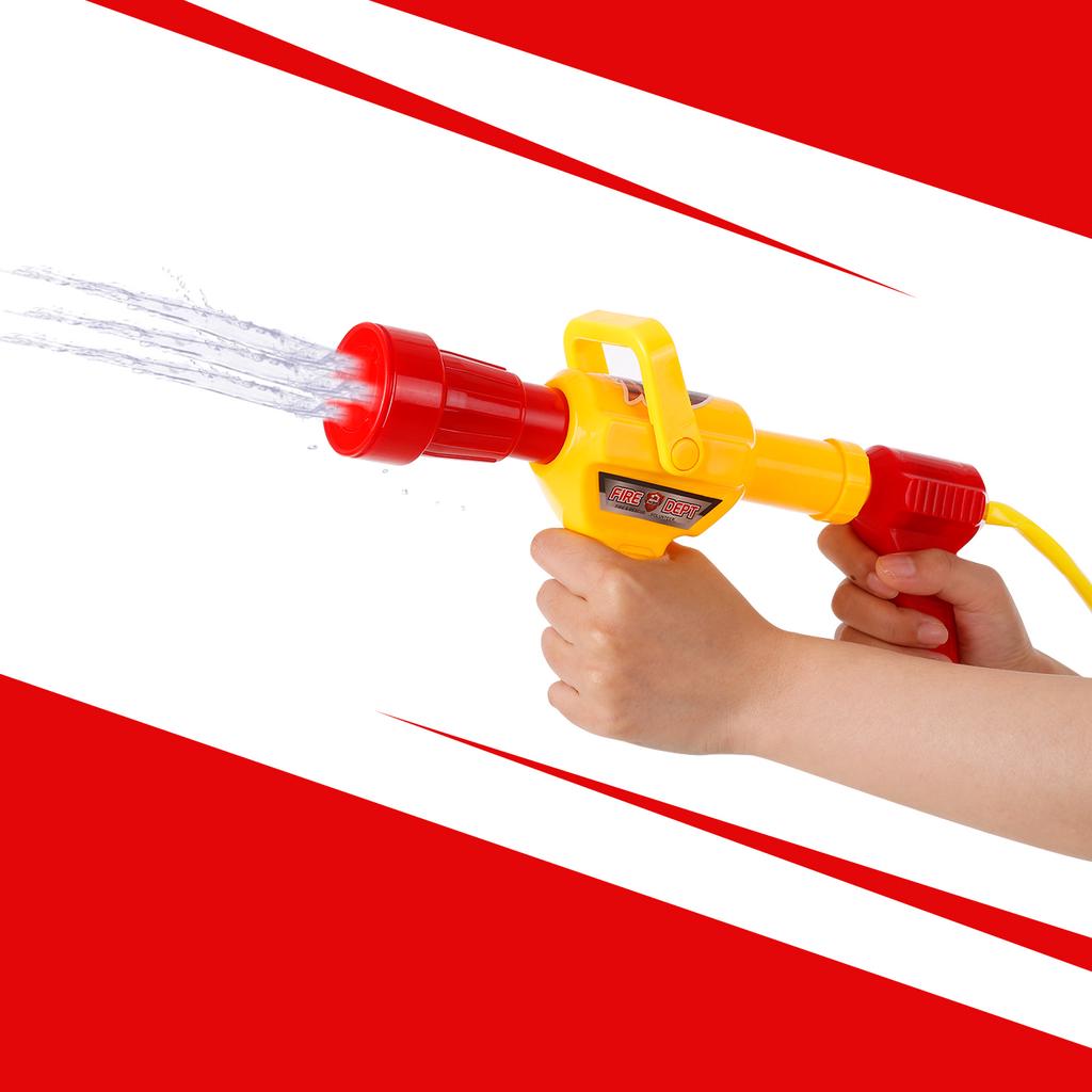 Fireman Toys Backpack Water Spraying Toy Extinguisher with Nozzle and Tank Set Children Outdoor Water Beach Toy for