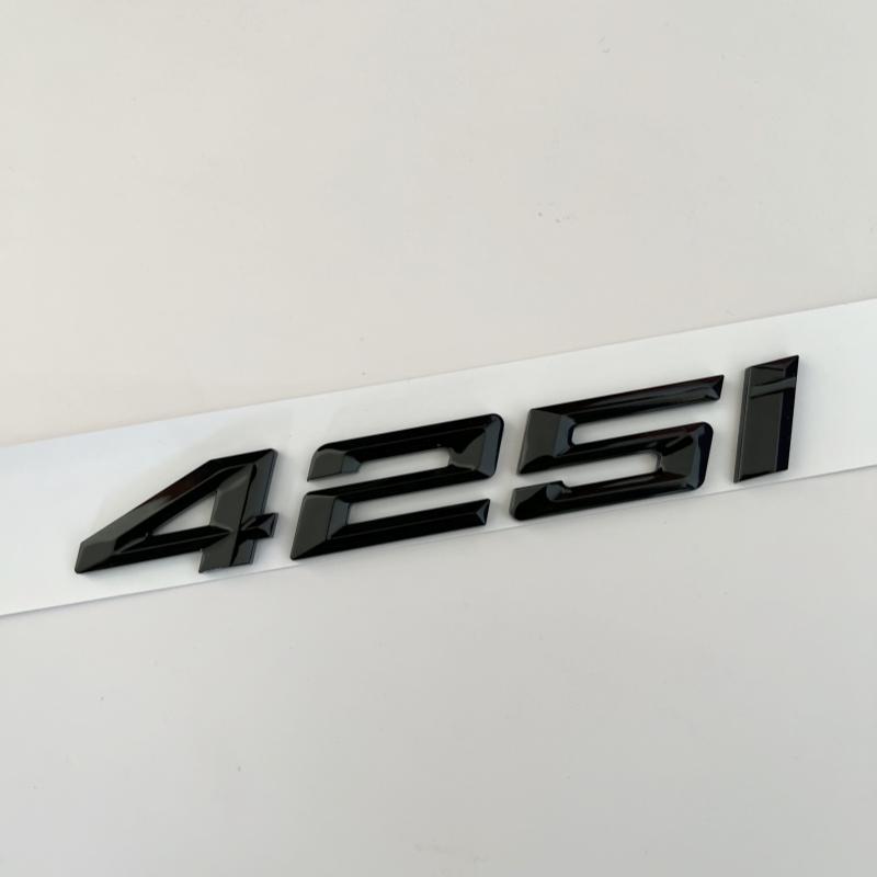 Car 3D ABS Trunk Letters Logo Badge Emblem Styling Decals Sticker For BMW 4 Series 420i 425i 428i 430i 435i 440i F30 F32 F33 F36