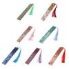 Decorative Bookmarks with Tassels Acrylic Bookmarks Rectangular Bookmarks Creative Page Marker Reading Supplies