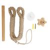 Toilet Roll Holder Wall Mounted Innovative Hemp Rope Towel Paper Rack Bathroom Organizer