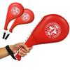 UP STORE Hand Set of Kick and Punch Mitts for Martial and Hitting Mitts, 2, Boxing, Karate, Taekwondo, Kickboxing, MMA, Arts, Exercise, (Red)