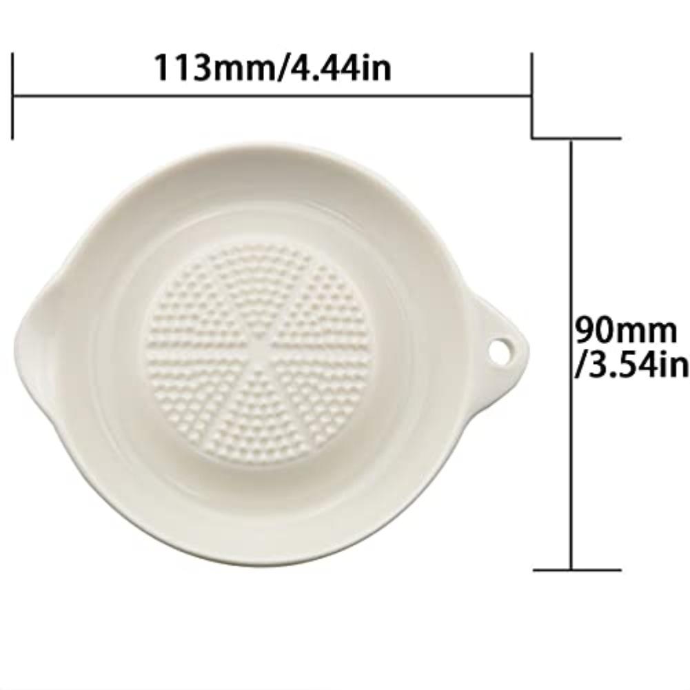 Compact Design Porcelain Grater Dishwasher Safe Easy To Clean