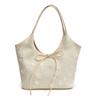 Summer fashion women's textured bucket bag women's 2025 new contrasting color splicing simple messenger bag