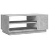 Coffee Table Concrete Grey 102x55x43 cm Wood Based Material