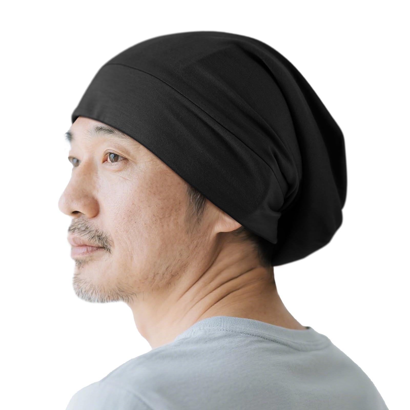 

Fittia Silk Knitted 19 Momme 6A Hair Silk Cap for Short Sleeping Adjustable Birthday Black Men s Nightcap, Hat, Silk, Cap, Hair, Hat, Double-Layered, чёрный