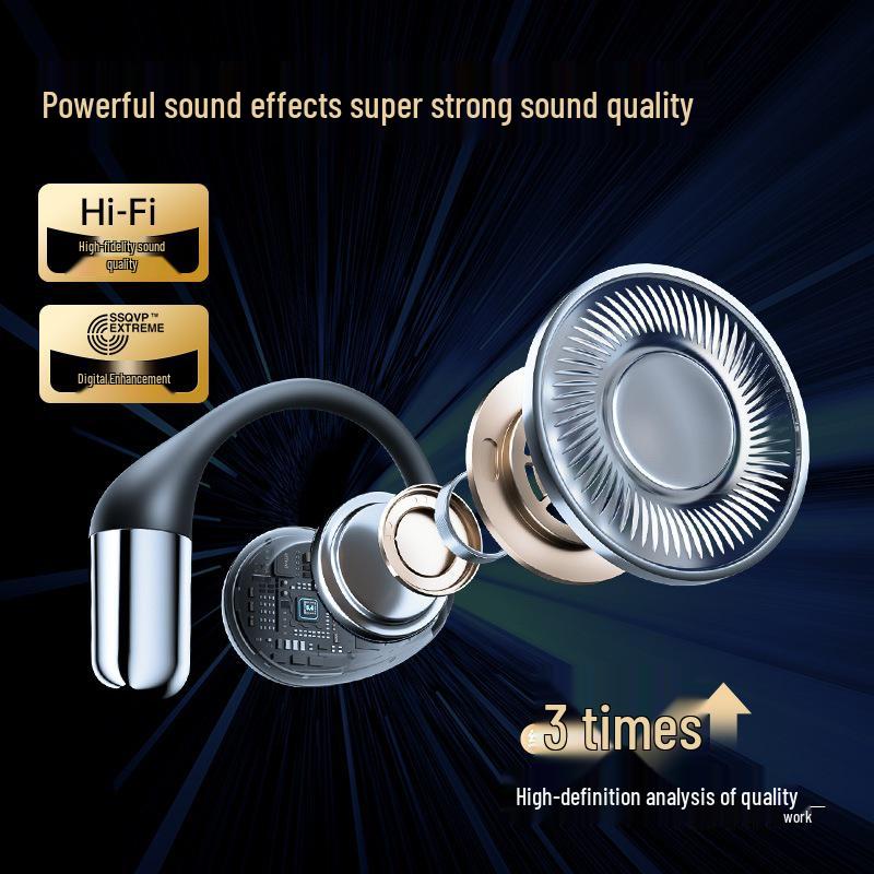 2026 New Model X5S Ear Hook Bluetooth V6.0 AI Translation Earphones
