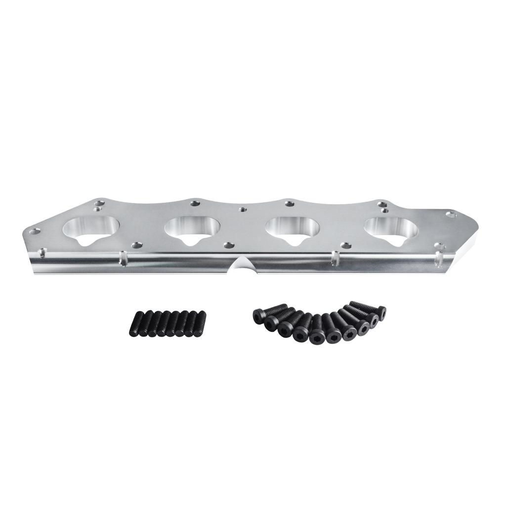 Series H to K Intake Manifold Adapter For Honda Acura Pro K-Series H2K K2H Black Silver Anodized