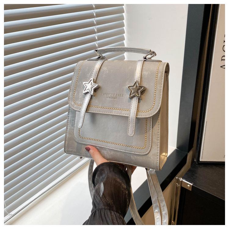 2024 Retro Lässiger Damenrucksack: Stilvolles Design für Studenten