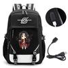 Großes Fassungsvermögen Anime Naruto Inspiriertes Rucksack für Teenager Schüler Tägliche Nutzung Laptop Reisetasche Urbaner Stil